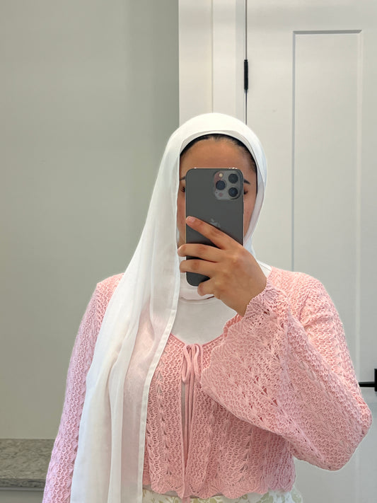 Modal Woven Hijab + Matching Under-Caps