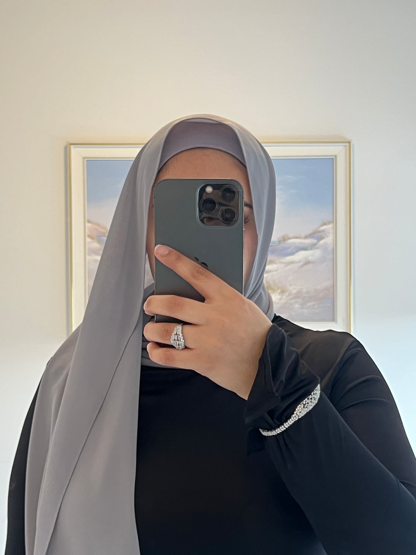 Premium Chiffon Hijab + Matching Under Cap