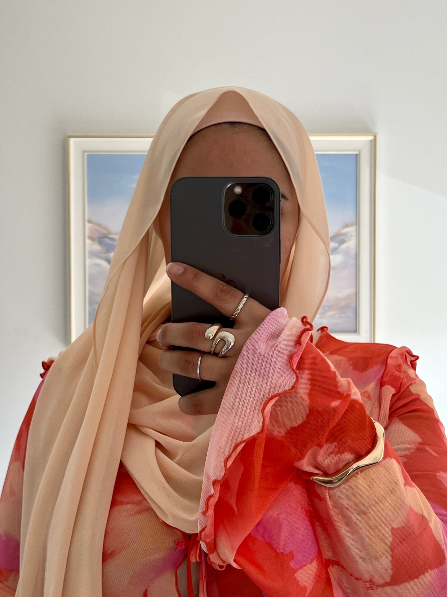 Premium Chiffon Hijab + Matching Under Cap