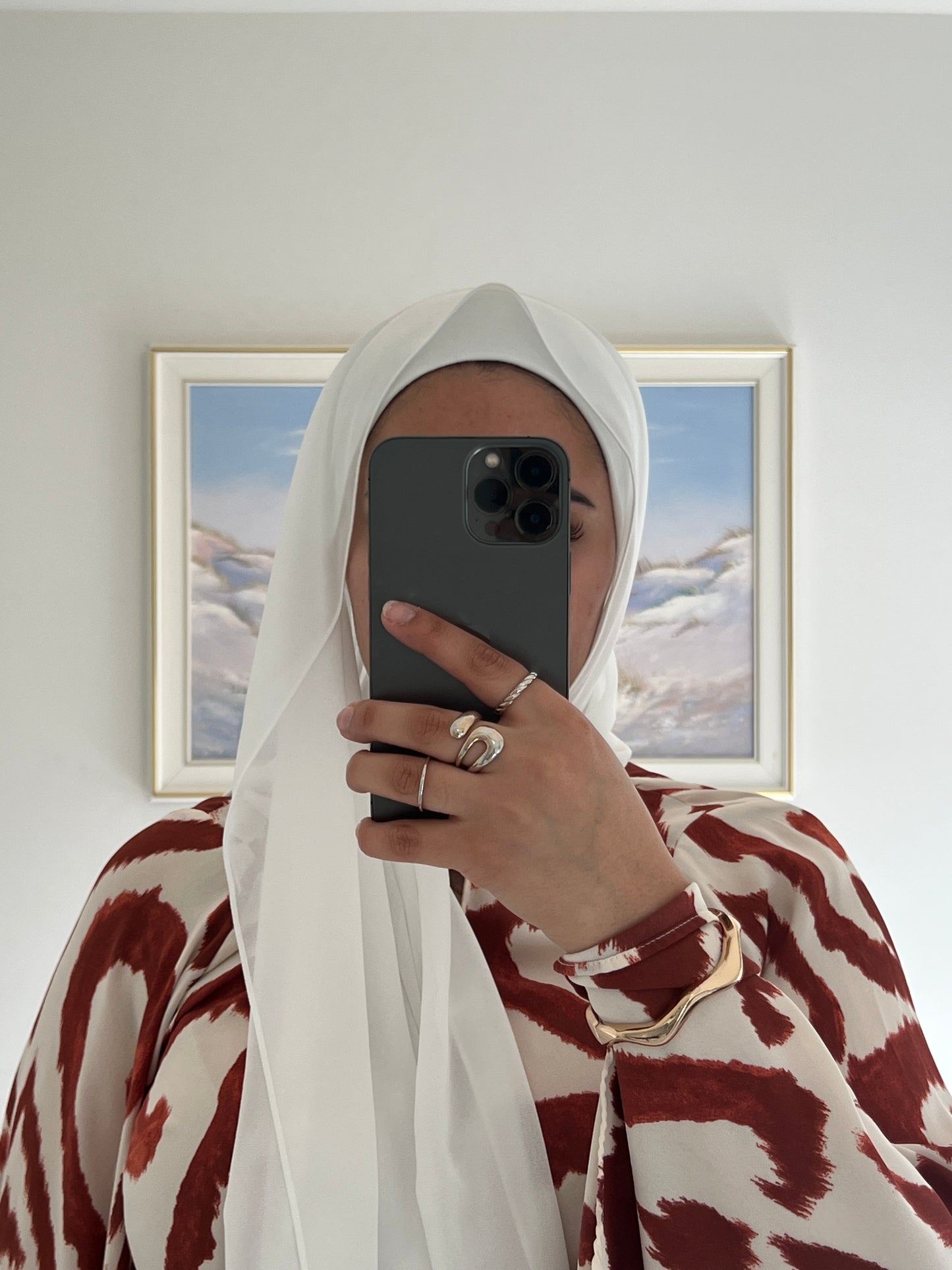 Premium Chiffon Hijab + Matching Under Cap
